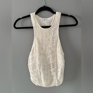 NWT Abercrombie & Fitch Ivory Knit Top
